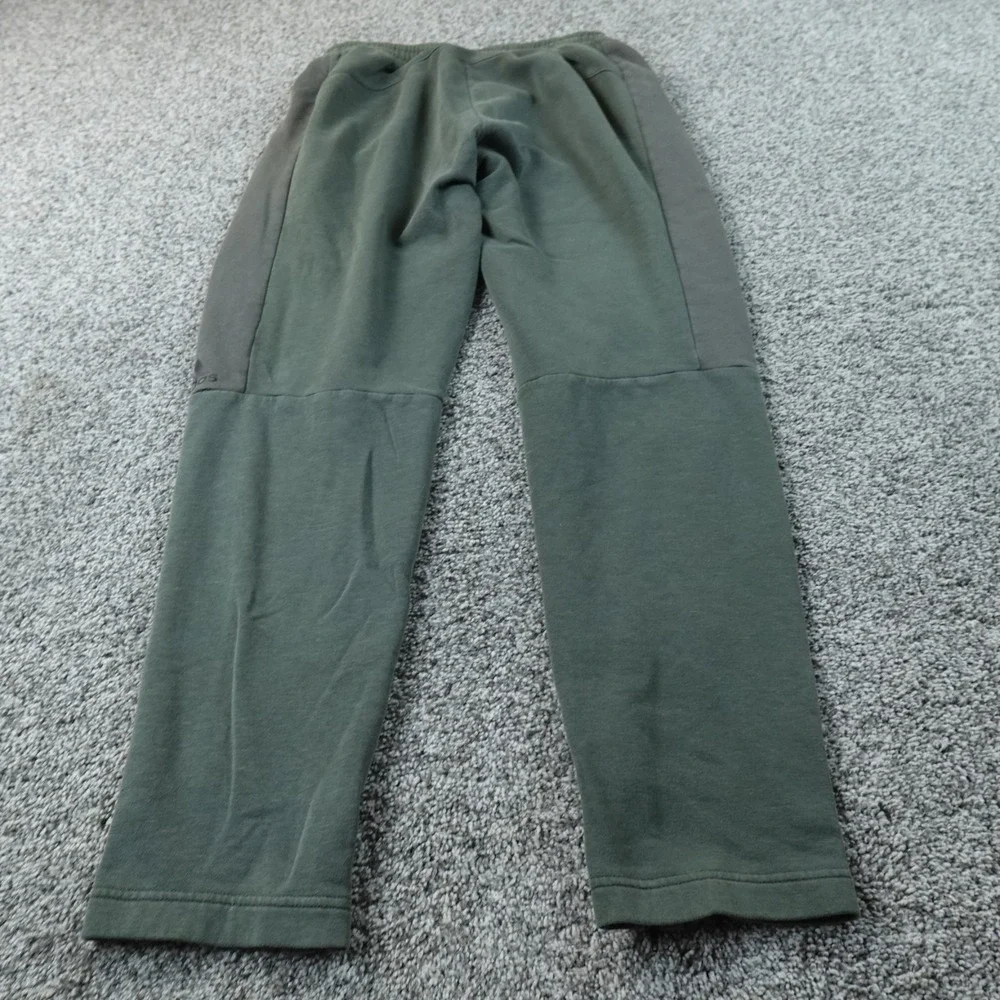 Adidas Sweatpants Mens M Green Drawstring Jogger Athletic Workout Gym Pants